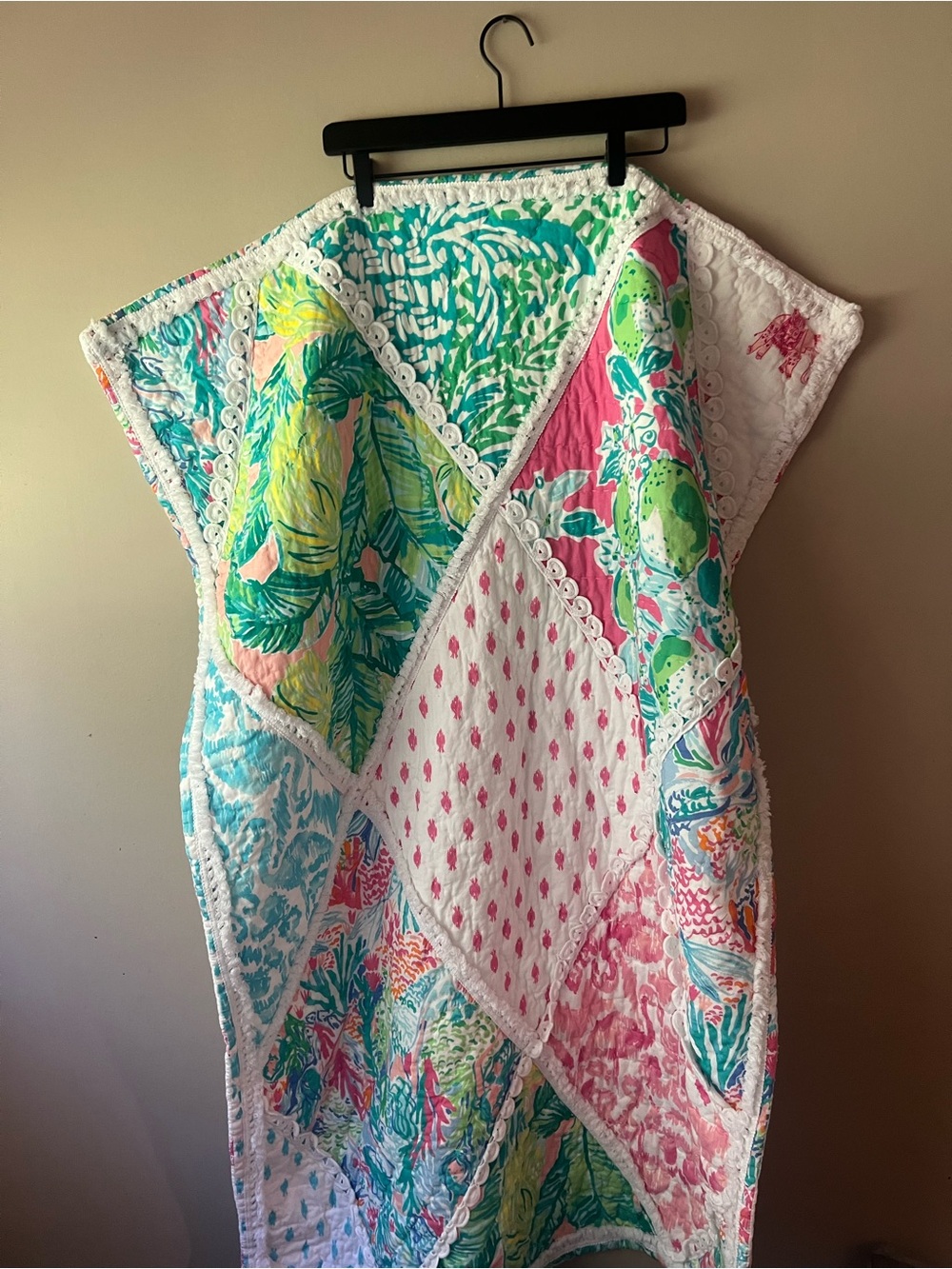 Pottery Barn Lilly Pulitzer Patchwork Crib Bedding Quilt